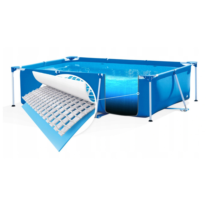 Каркасний прямокутний садовий басейн Intex 450x220x84 см, арт. 28273