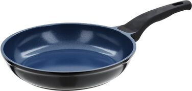 Сковорода GSW Gourmet Ceramica 20 см, кобальтово-синя, керамічна антипригарна