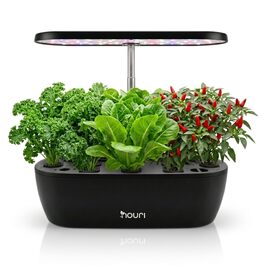 Smart Garden Nouri 12 Pod для вирощування томатів вдома | Гідропонна система | LED лампа для розсади | Автоматичний догляд