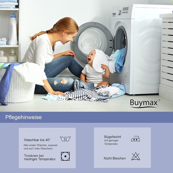Комплект постільної білизни Buymax® 200x220 з 100% бавовни (3-х частинний): простирадло, наволочки 80x80 см, ковдра 200x220 см. Сертифікат ÖKO-TEX