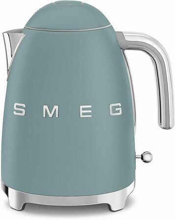 Електрочайник Smeg KLF03EGMEU смарагдовий, стиль 50-х, 1,7 л