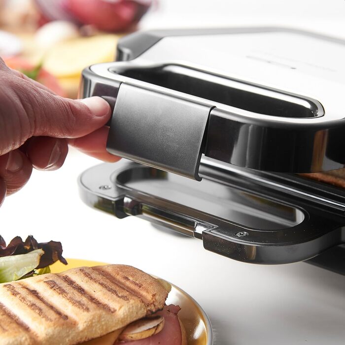 Мультифункціональний пристрій Russell Hobbs 3-в-1: сендвічниця, вафельниця, гриль Creations, антипригарне покриття, глибокі пластини, підходить для миття в посудомийці, BPA безпечний, модель 26810-56