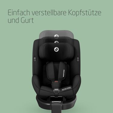 Дитяче автокрісло Maxi-Cosi Mica 360 S Comfort i-Size (40–150 см), ISOFIX, Authentic Black
