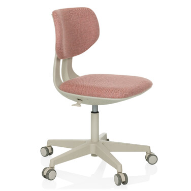 Дитячий письмовий стілець / дитячий стілець KID CLASSIC тканина рожевий hjh OFFICE