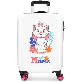 Дитяча валіза Disney Aristocats, жорсткий пластик, 38x55x20 см, 34 л, 2 кг, 4 колеса, комбінований замок, різнокольорова