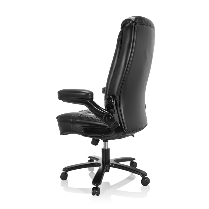 Надміцне крісло / офісне крісло INSTRUCTOR III XXL імітація шкіри чорний hjh OFFICE