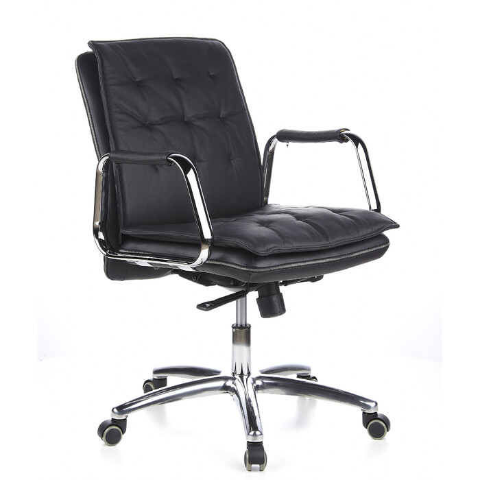 Офісне крісло / Крісло для керівника VILLA 10 Nappa Leather Black hjh OFFICE