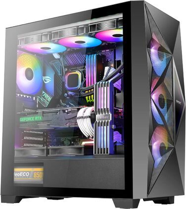 Корпус для ПК Antec DF800 Flux ATX, 2xUSB2.0, 1xUSB3.0, без блока живлення