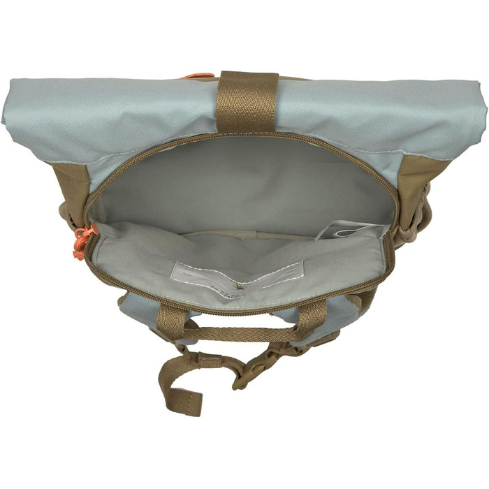 Дитячий рюкзак LÄSSIG Rolltop, водовідштовхувальний, 11 л, з грудною стяжкою, оливковий колір