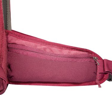 Рюкзак для туризму Tatonka Hike Pack 22 л з вентильованою спинкою та дощовиком, легкий і зручний, бордовий