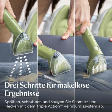 BISSELL Little Green - портативний мийник для килимів та м'яких меблів. Потужний мийник для видалення плям та бруду, для дому, авто та інших поверхонь. Модель 4098N