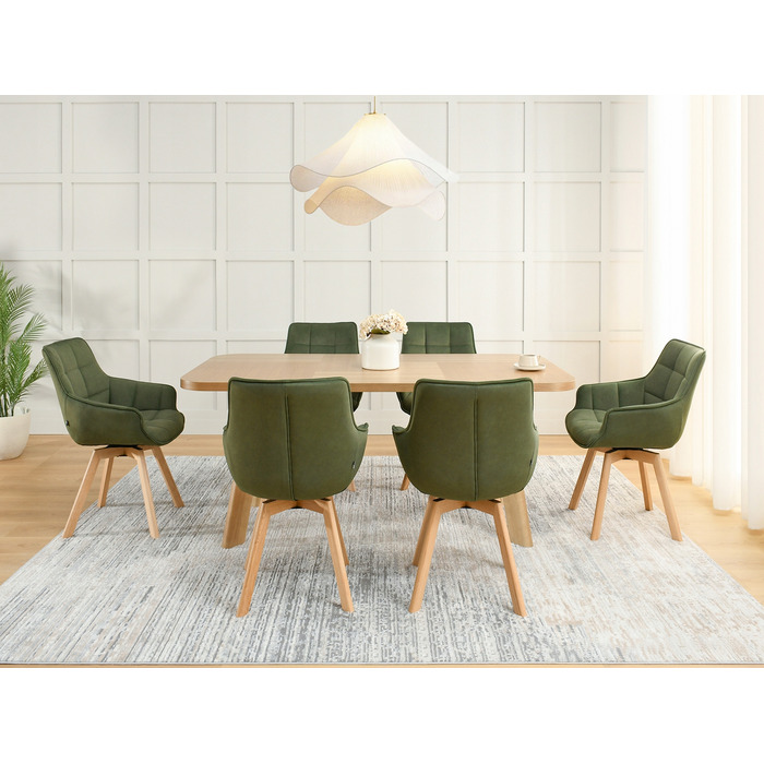 Стілець Mebel-Partner, оббивка тканина, зелений, 1 шт.