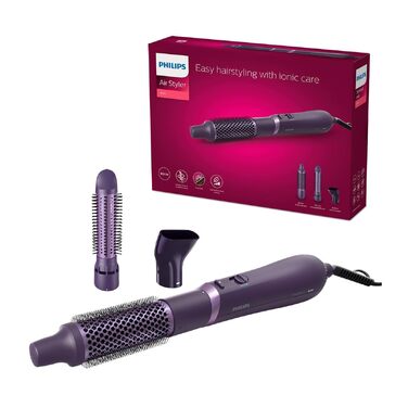 Philips AirStyler Serie 5000 BHA530/00 - Фен-стайлер з 5 насадками для укладки волосся