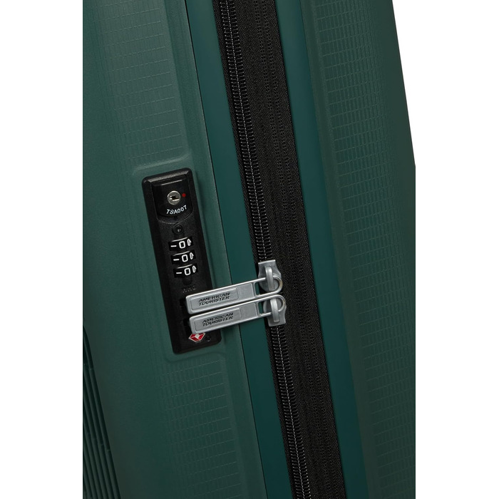 Валіза American Tourister Aerostep Spinner S, розширювана, 55 см, 36/40 л, зелена (Dark Forest), ручна поклажа