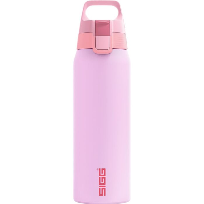 Спортивна пляшка для води Sigg Shield ONE з нержавіючої сталі для газованих напоїв, герметична, BPA-free, 0.75 л, колір Petal