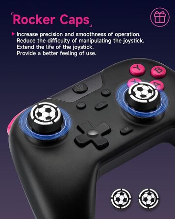 Ігровий бездротовий контролер EasySMX X05 для PC, Nintendo Switch, Steam, Android/iOS з RGB-підсвіткою, Hall Effect стіками та тригерами, чорний
