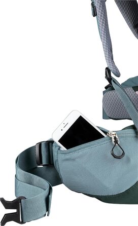Жіночий трекінговий рюкзак Deuter Aircontact Core 45+10 SL, 45+10 л, shale-ivy, модель 2024