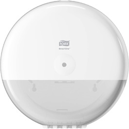 Tork SmartOne® диспенсер для туалетного паперу, білий, висока місткість, лінія Elevation, T8, сучасний дизайн