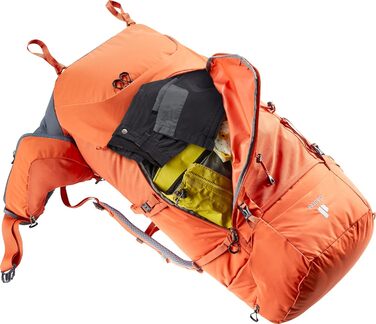 Жіночий трекінговий рюкзак Deuter Aircontact Core 65+10 SL, паприка-графіт, 65+10 л