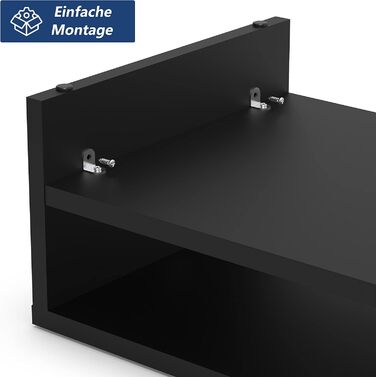 Підставка для монітора FITUEYES з 2 рівнями, 54x25,5 см, органайзер для столу, чорна, для комп'ютера та ноутбука, з місцем для клавіатури, для дому та офісу