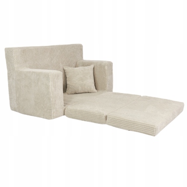 Диван Fortisline Rosalia 83 x 112 см, вельвет, бежевий