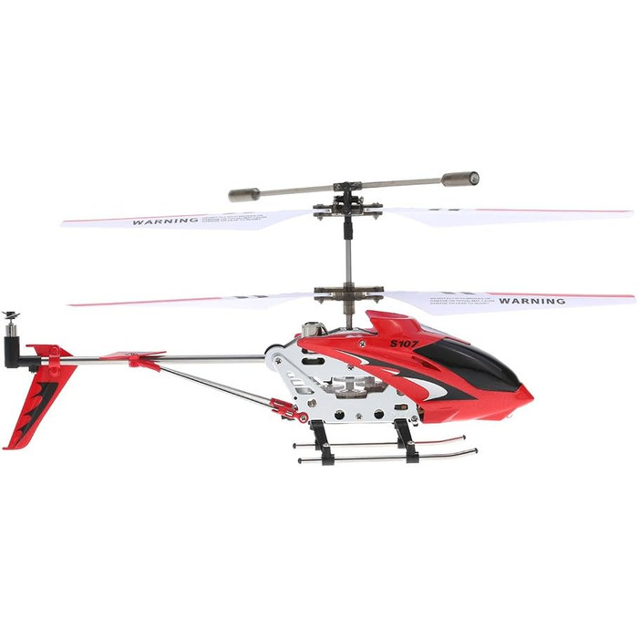 Радіокерований вертоліт Syma S107G 3-канальний інфрачервоний з гіроскопом, червоний