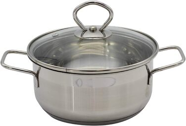Набір каструль KRÜGER LUENING-0032, великий, нержавіюча сталь