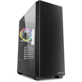 Корпус для ПК Sharkoon VS9 RGB Midi ATX, чорний