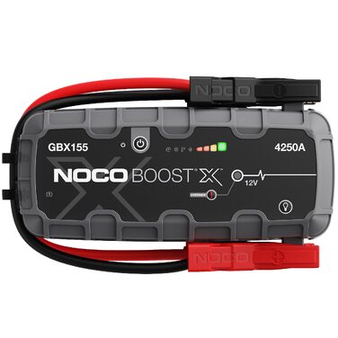 Бустер для авто NOCO Boost X GBX155: Пусковий зарядний пристрій 4250А 12V Lithium для бензинових двигунів до 10.0л та дизельних до 8.0л
