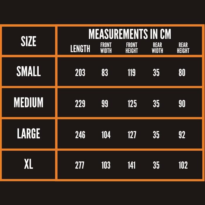 Водонепроникний чохол для мотоцикла TruTension Heavy Duty, посилений захисний покрив від дощу, чорний, розмір L