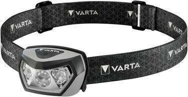 VARTA налобний ліхтар LED, акумуляторний, водонепроникний, бездротова зарядка, регульований кут, диммування, для кемпінгу, бігу, туризму