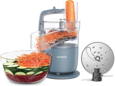 Кухонний комбайн Kenwood MultiPro Go FDP22.130GY, 650 Вт, 1,3 л, Кольори: блакитний та сірий