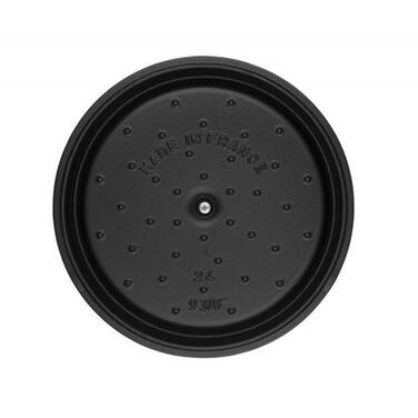 Кокотниця кругла 18 см, чорна Staub