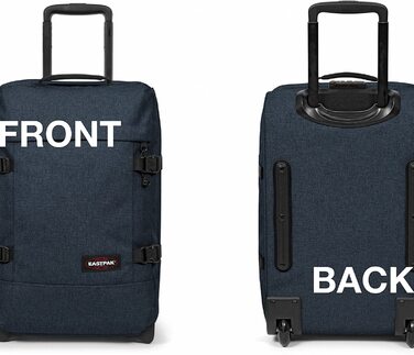 Валіза Eastpak TRANVERZ S 42 л, 51×32,5×23 см, синя джинсова