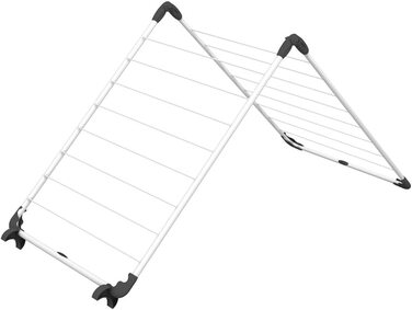 Сушарка для білизни Vileda Acrobath, сталь і пластик, біла, 71x5.5x67 см
