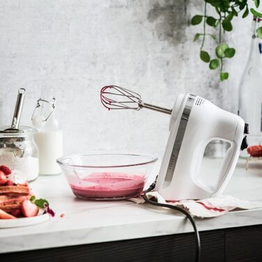 Ручний міксер KitchenAid Classic 5KHM5110EWH, 5 швидкостей, білий