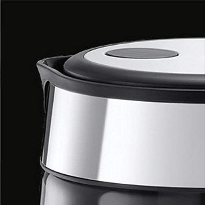 Тостер Russell Hobbs Elegance Glas/Нержавіюча сталь - для 2 скибок хліба або 1 широкої, 6 рівнів підсмажування, розморожування та підігрів, решітка для булочок