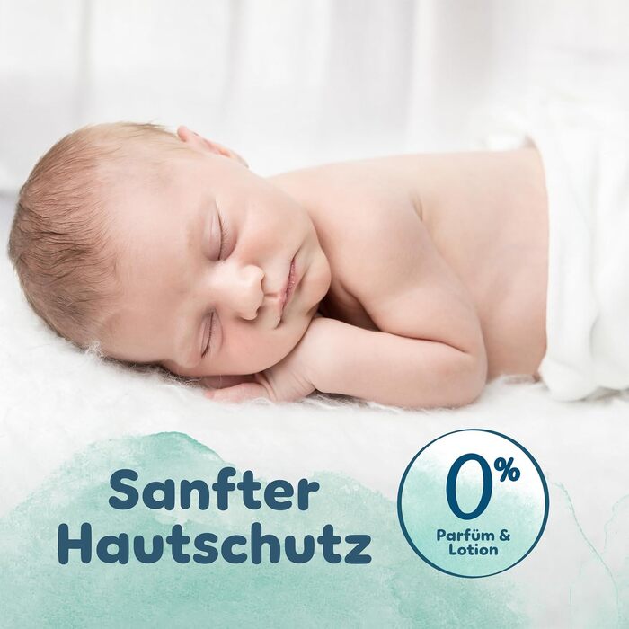 Дитячі підгузки Pampers Harmonie розмір 1 (2-5 кг), гіпоалергенні, на рослинній основі, 180 шт
