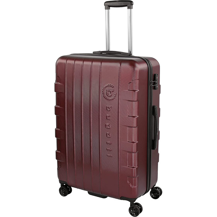 Валіза жорстка Bugatti Galatea 76x52x29,5 см, 96 л, 4 колеса, з TSA-замком, червона