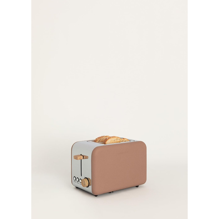 Тостер CREATE TOAST Retro 750W: 6 режимів, піддон для крихт, розморожування, підігрів, широкі слоти