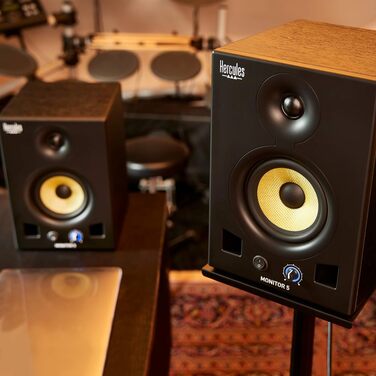 Hercules DJ Monitor 5 – Активні DJ колонки 80 Вт з басом, для ді-джеїв та меломанів