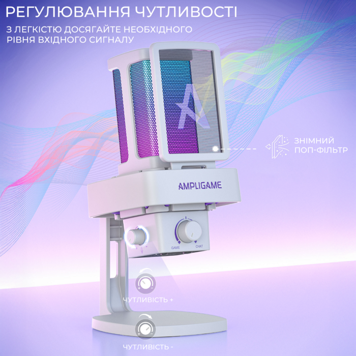 USB мікрофон Fifine Q8PRO White