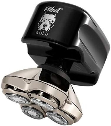 Чоловіча електробритва Skull Shaver Pitbull Gold Pro USB чорна