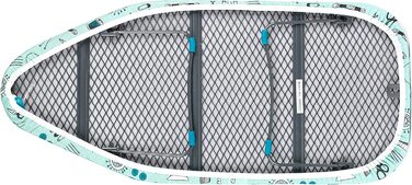 Стільникова прасувальна дошка Beldray 73x31 см, компактна, міні, складна, для подорожей, 100% бавовна