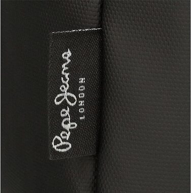 Рюкзак для ноутбука Pepe Jeans Hoxton, поліестер і PU, чорний/синій, подвійний, різні розміри