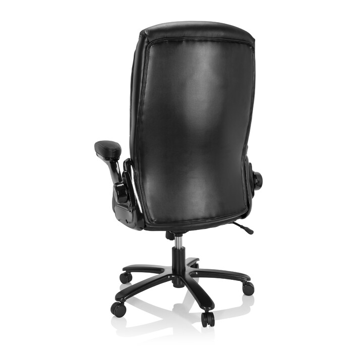 Надміцне крісло / офісне крісло INSTRUCTOR III XXL Шкіра чорна hjh OFFICE