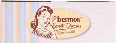 Вафельниця Bestron подвійна для вафель-сердець, антипригарне покриття, індикатор готовності, рожева, ідеально для дитячих свят, Великодня та Різдва