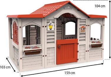 Дитячий будиночок Chicos Le Chalet для хлопчиків та дівчаток від 2 років | Садовий будиночок для ігор на вулиці