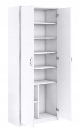 Стелаж Meble Bestseller Patryk, білий, 74 x 180 x 35 см