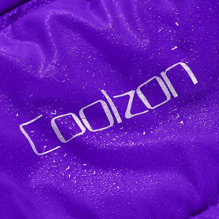 Спальний мішок Coolzon для кемпінгу, 3-4 сезони, дорослий, компактний, фіолетовий